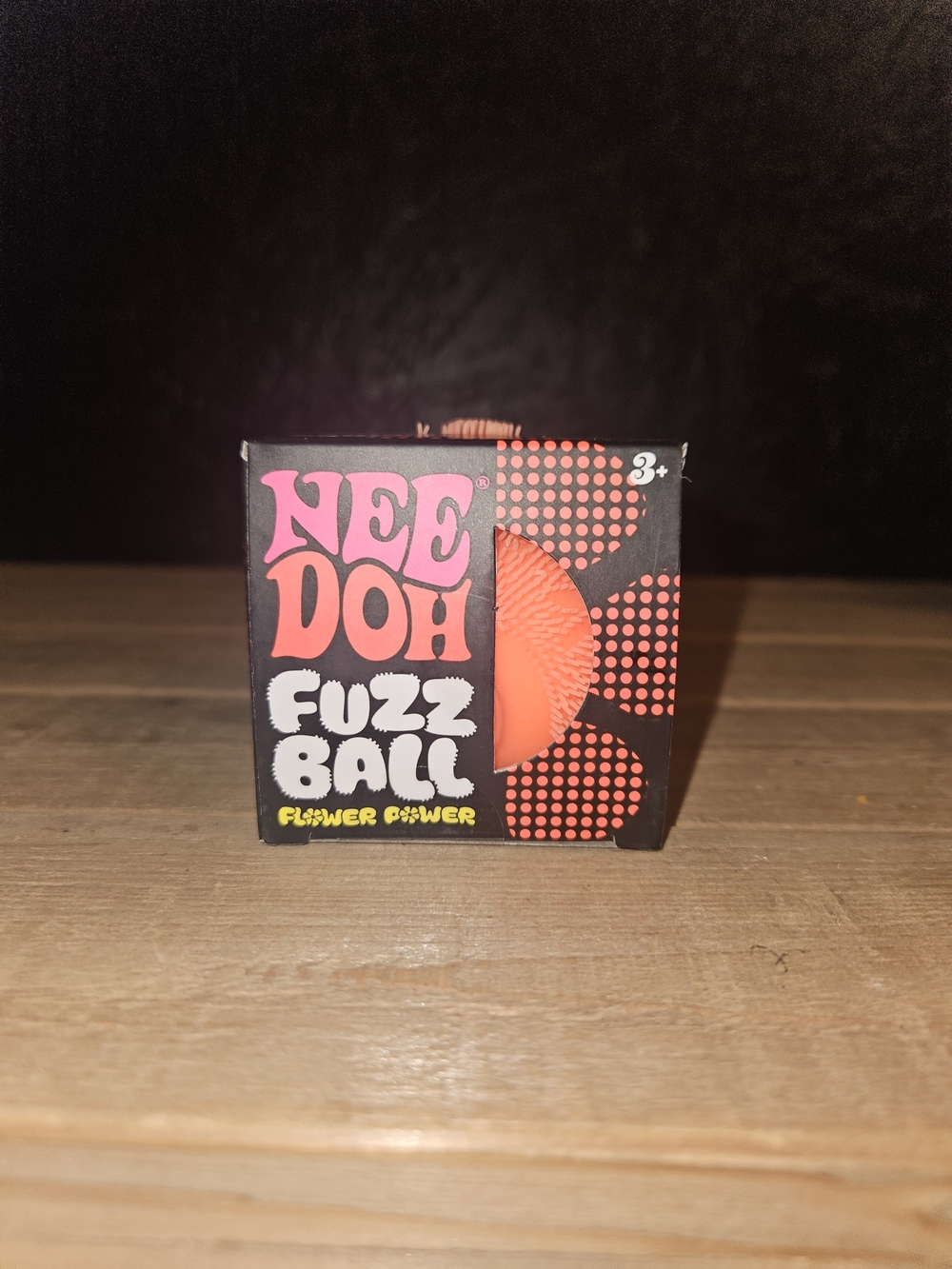 ORANGE Needoh Fuzz Ball – Flower Power 🌼🧡